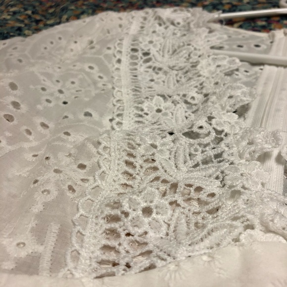 Lace Trim Eyelet Dress - Picture 5 of 6